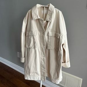 Oversized, thick, canvas jacket